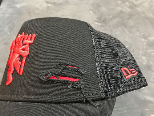 Бейсболка Манчестер Юнайтед New Era черная летняя