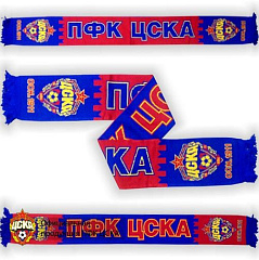 Шарф ЦСКА вязаный с Кремлем
