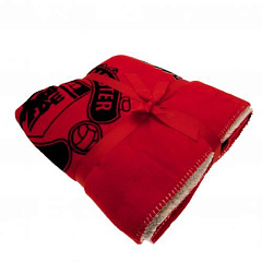 Плед Манчестер Юнайтед Sherpa Fleece Blanket