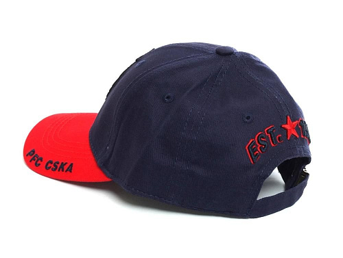 Бейсболка детская ПФК ЦСКА, цвет сине-красный