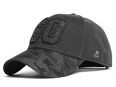 Бейсболка с номером 60, черная, 20725