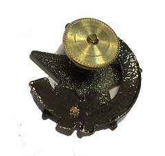 Значок ЦДКА рельефный на закрутке