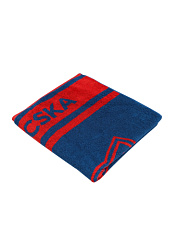 Полотенце ПФК ЦСКА 70 х 140 красно-синее