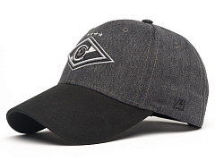Бейсболка Спартак 120304 серо-черная