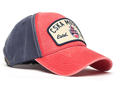 Бейсболка ПБК ЦСКА красно-синяя винтажная 40006