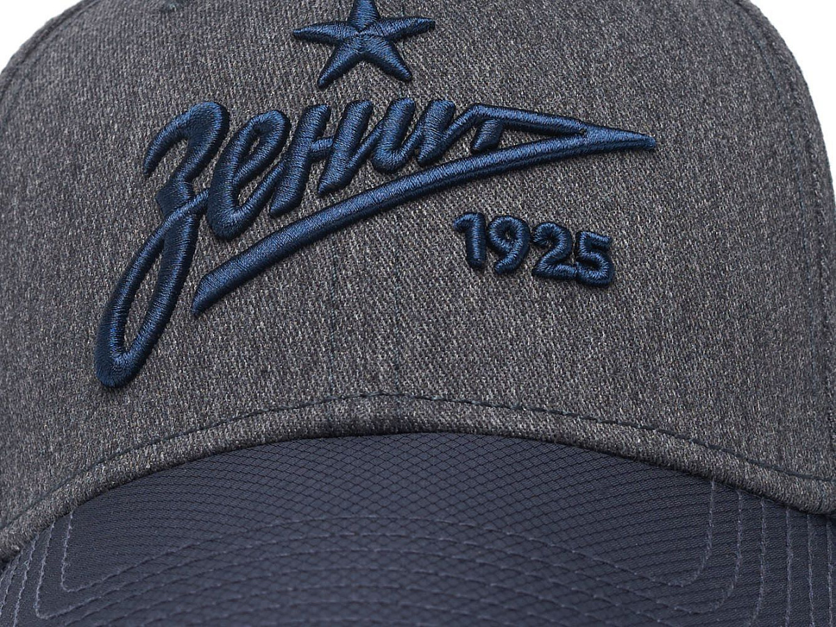 Бейсболка Зенит голубой/темно-синий 106005