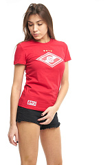 Футболка Спартак женская 110250 красная