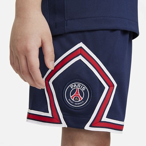 Детская форма ПСЖ 2021/2022 домашняя (футболка и шорты)