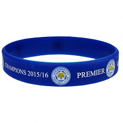 Силиконовый браслет Лестер Сити Silicone Wristband Champions
