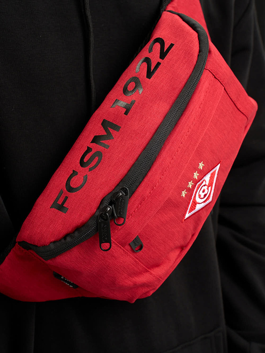 Сумка на пояс Спартак 54090 красная