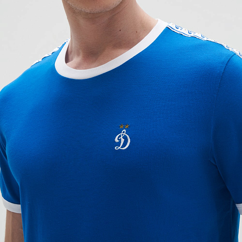 Футболка ФК Динамо Москва, цвет синий										