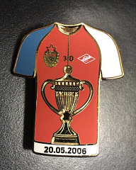 Значок Футболка ЦСКА-Спартак Кубок 2006