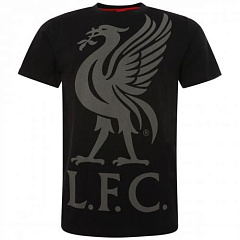 Футболка Ливерпуль Liverbird T Shirt Mens Black