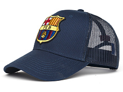 Бейсболка Барселона 107756 летняя темно-синяя