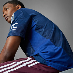 Футболка игровая Манчестер Юнайтед 2024/2025 гостевая темно-синяя