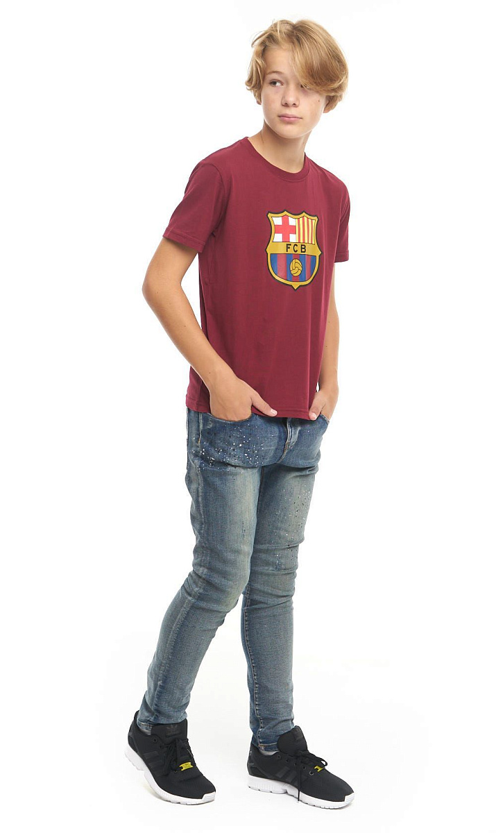Детская футболка Барселона 130380 бордовая