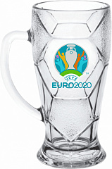 Кружка пивная "Эмблема ЕВРО 2020" 500мл