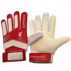 Вратарские перчатки Ливерпуль детские Goalkeeper Gloves Kids, 7-9 лет