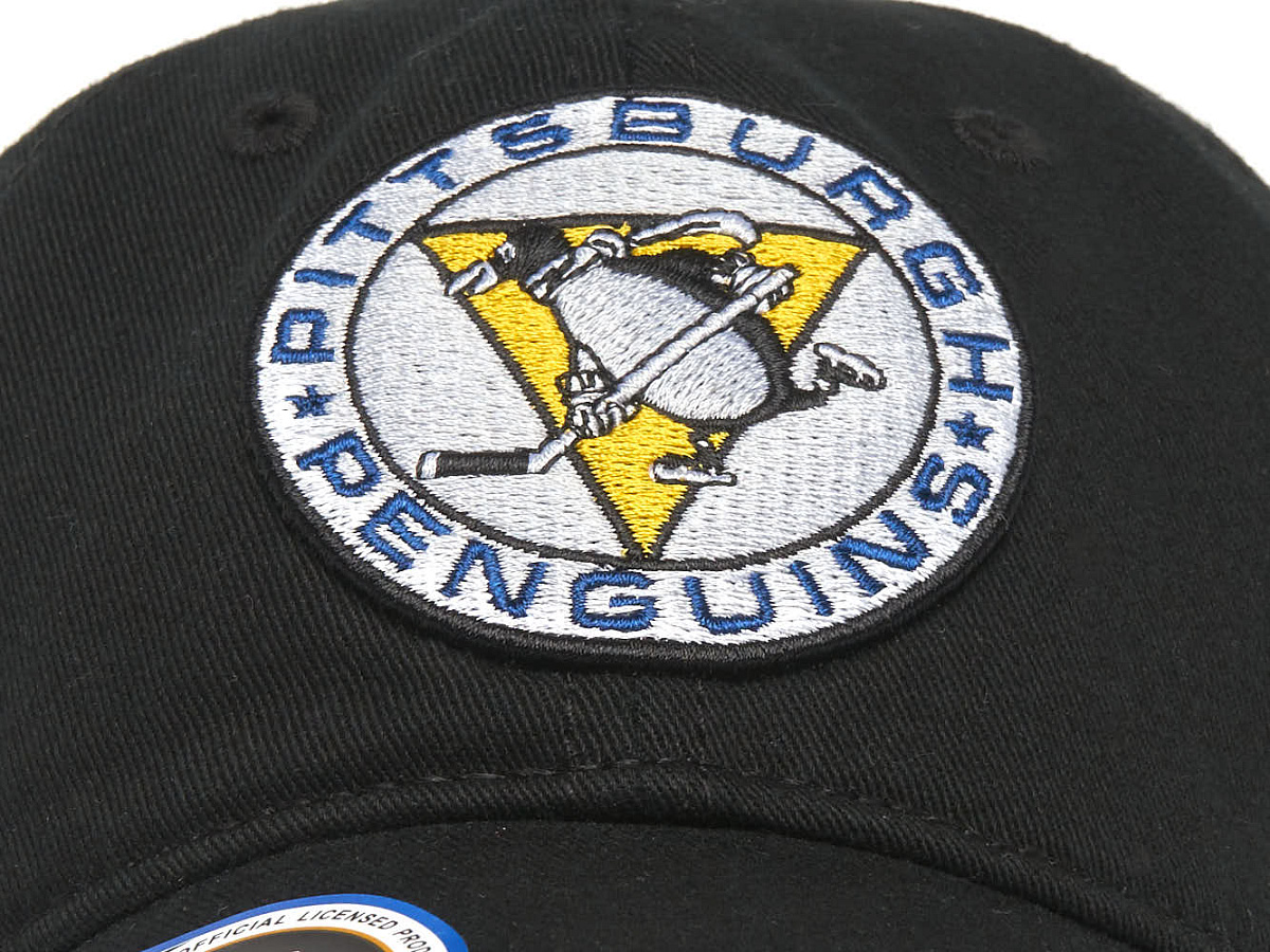 Бейсболка Pittsburgh Penguins черная 31693