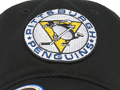 Бейсболка Pittsburgh Penguins черная 31693