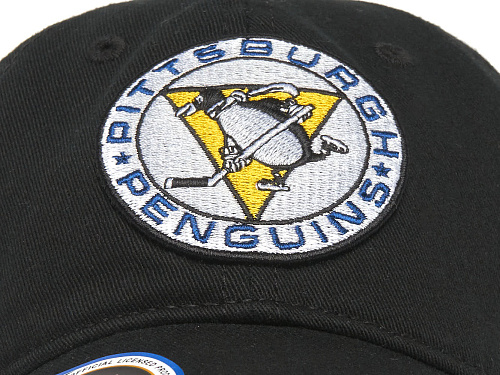 Бейсболка Pittsburgh Penguins черная 31693