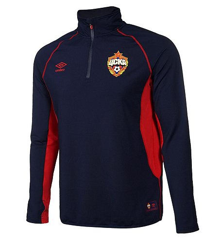 Топ тренировочный ЦСКА на молнии UMBRO т./синий  360118