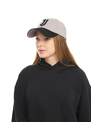 Бейсболка Ювентус 37278 серо-черная