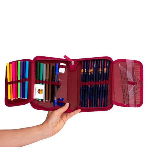 Пенал с канцтоварами Барселона, одно отделение FC-234