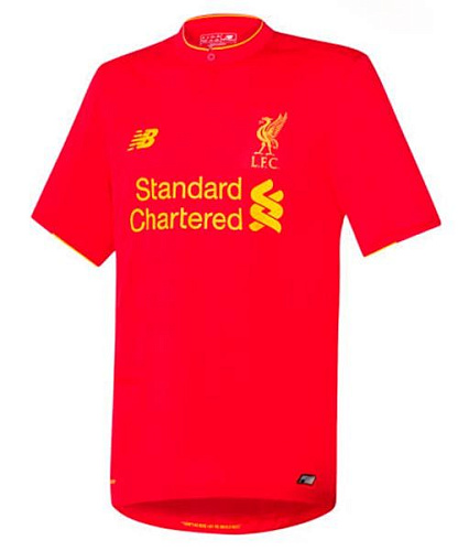 Футболка игровая Ливерпуль 2016/2017 домашняя New Balance MT630001