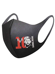 Маска для лица многоразовая Месси 10 черная