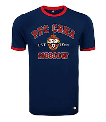 Футболка мужская PFC CSKA MOSCOW, цвет тёмно-синий