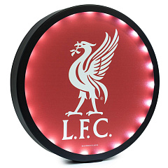Табличка с подсветкой Ливерпуль Metal LED Logo Sign