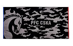 Полотенце PFC CSKA CAMO 140 х 70 см, цвет чёрный