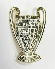 Значок Лига Чемпионов 2017-18 под золото