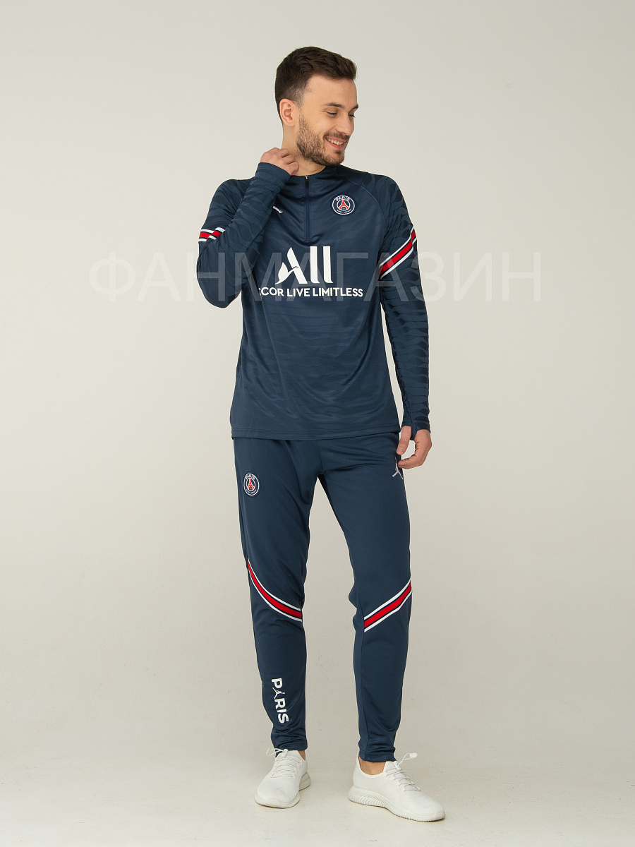 Тренировочный костюм ПСЖ Blue Stripe