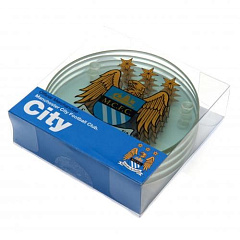 Подставки стеклянные Манчестер Сити Glass Coasters
