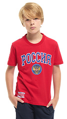 Футболка детская Россия 131920 красная