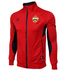 Куртка ЦСКА трикотажная на молнии красная UMBRO 541718