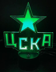 3D светильник ХК ЦСКА