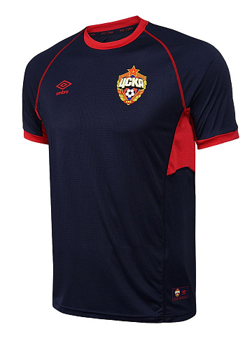Футболка ЦСКА тренировочная т./синяя UMBRO 310518