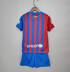 Детская форма Барселона 2021/2022 домашняя (футболка и шорты)