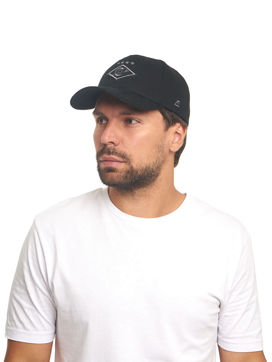 Бейсболка Спартак черная 120357