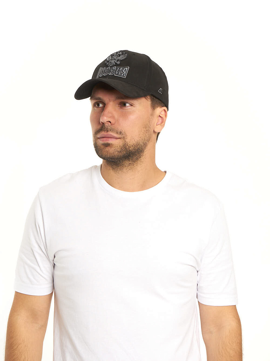 Бейсболка Россия черная 101587