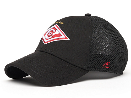 Бейсболка Спартак черная №7  M/L120307