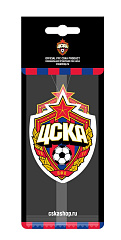 Автомобильный ароматизатор (чёрный лёд)  "Эмблема ПФК ЦСКА"