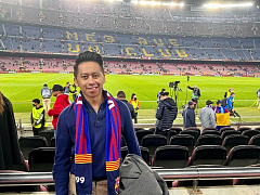 Шарф Барселона 5004BUD17