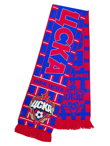 Шарф ЦСКА односторонний "Клетка"