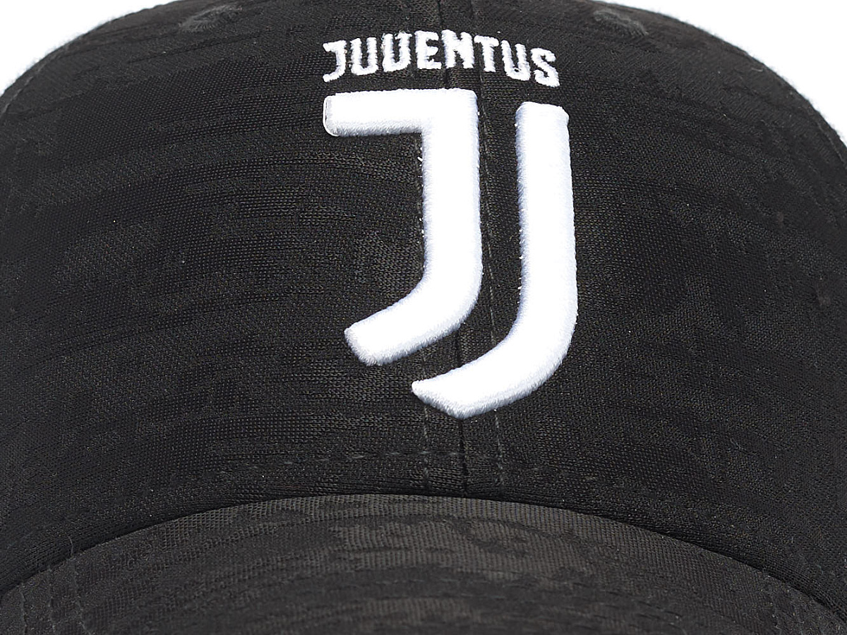 Бейсболка Ювентус 37235 черно-белая
