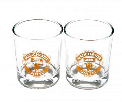 Стаканы для виски Манчестер Юнайтед 2pk Whiskey Glass Set