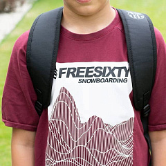 Рюкзак Барселона, черно-красный FC-239